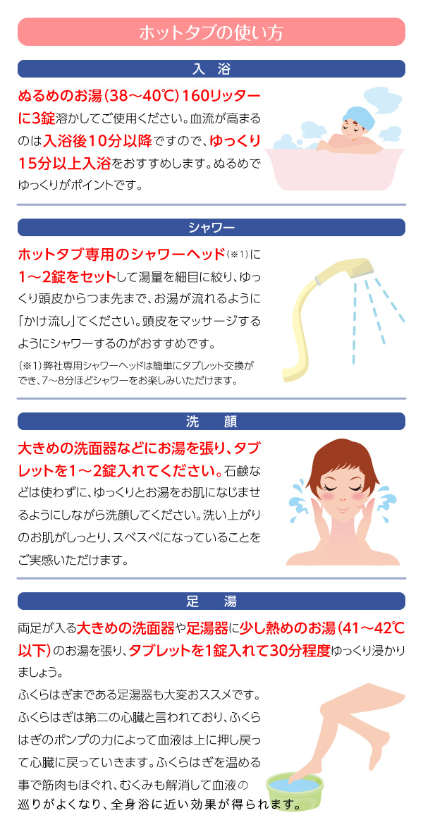 プレミアムホットタブ重炭酸Bio100錠｜エコぷらす